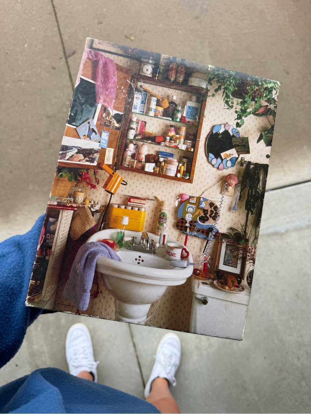 Colorful Bathroom Sink Collage Puzzle - Multi-Color